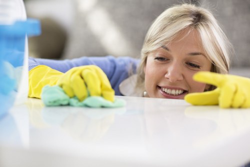 Local sofa cleaning for a corner sofa in Ilford