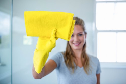 Detailed kitchen post-construction cleaning in Ilford