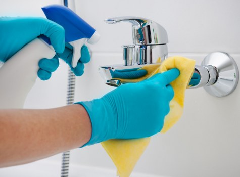 Charity reuse partnership during a deep cleaning project