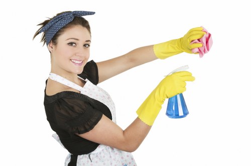 Local cleaning team servicing an Ilford commercial office interior
